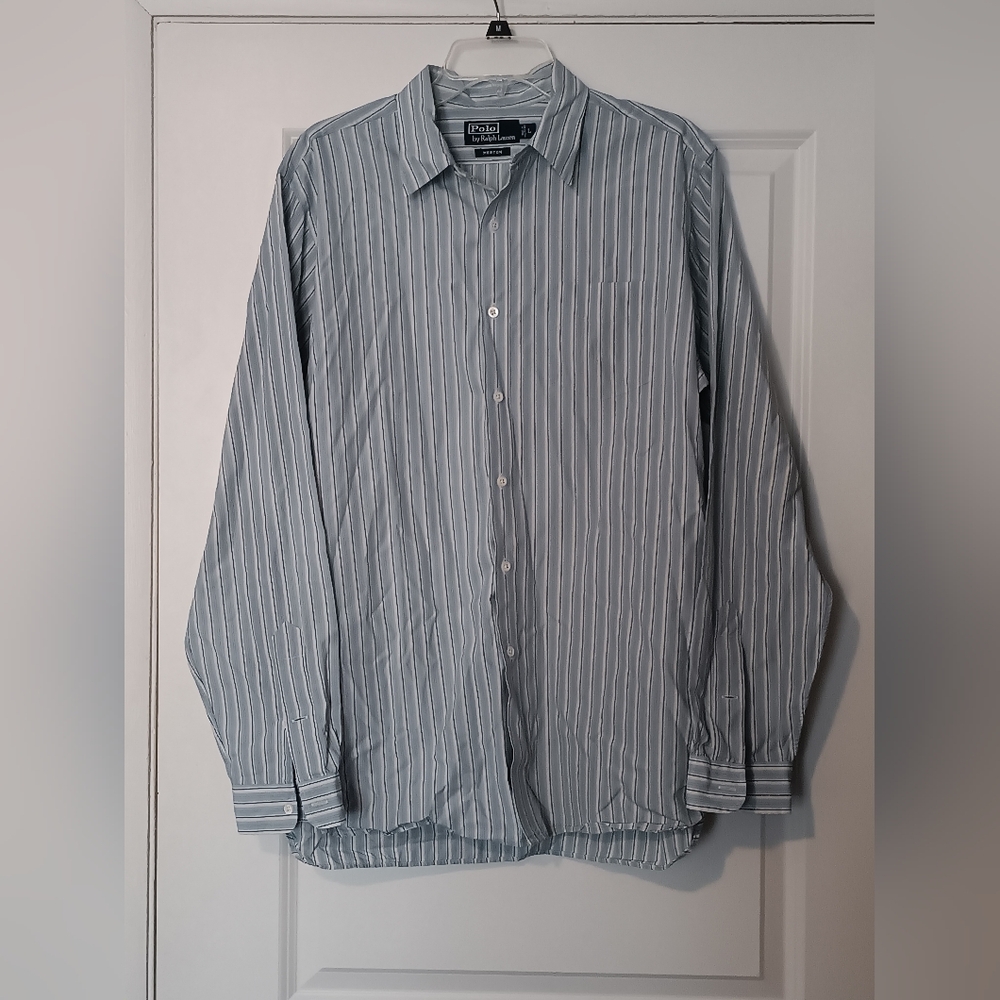 Polo Ralph Lauren Vintage Merton Button Down Dress Shirt Large